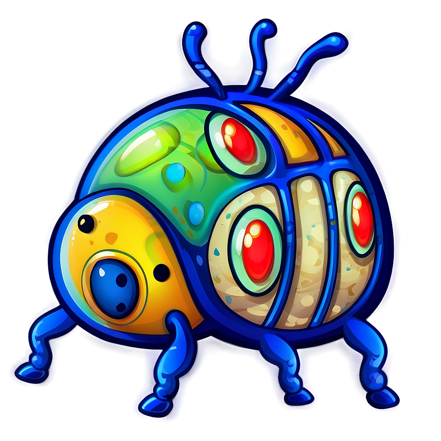 Cute Beetle Clipart Png 05242024