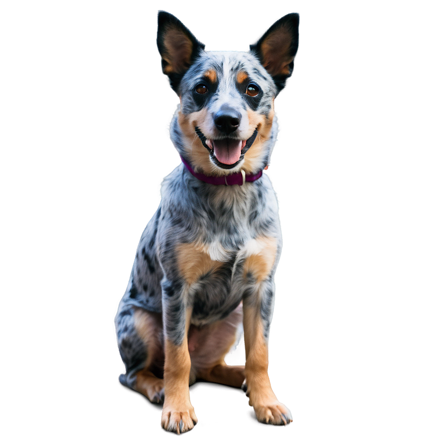 Cute Blue Heeler Sitting Png Pvx61