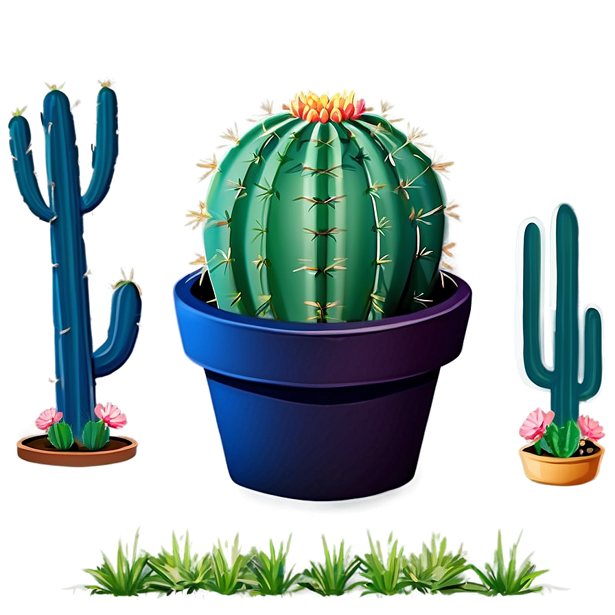 Cute Cactus Png 05032024