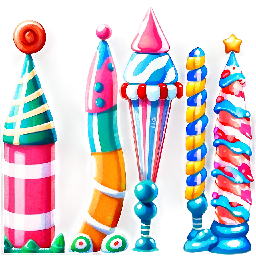 Cute Candy Land Characters Png Elu44