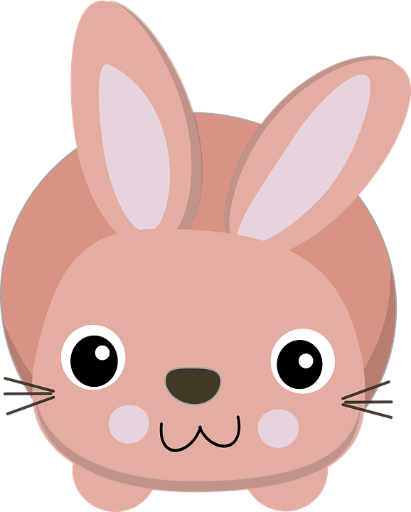 Cute Cartoon Bunny Head.png