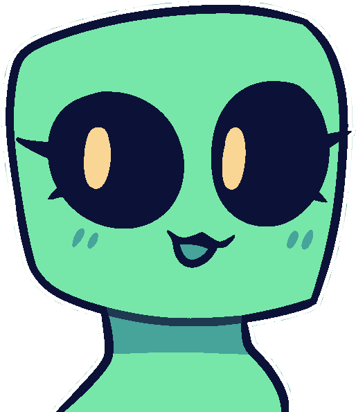 Cute Cartoon Creeper Character