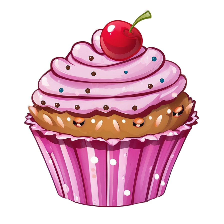 Cute Cartoon Cupcake Png Tjr77