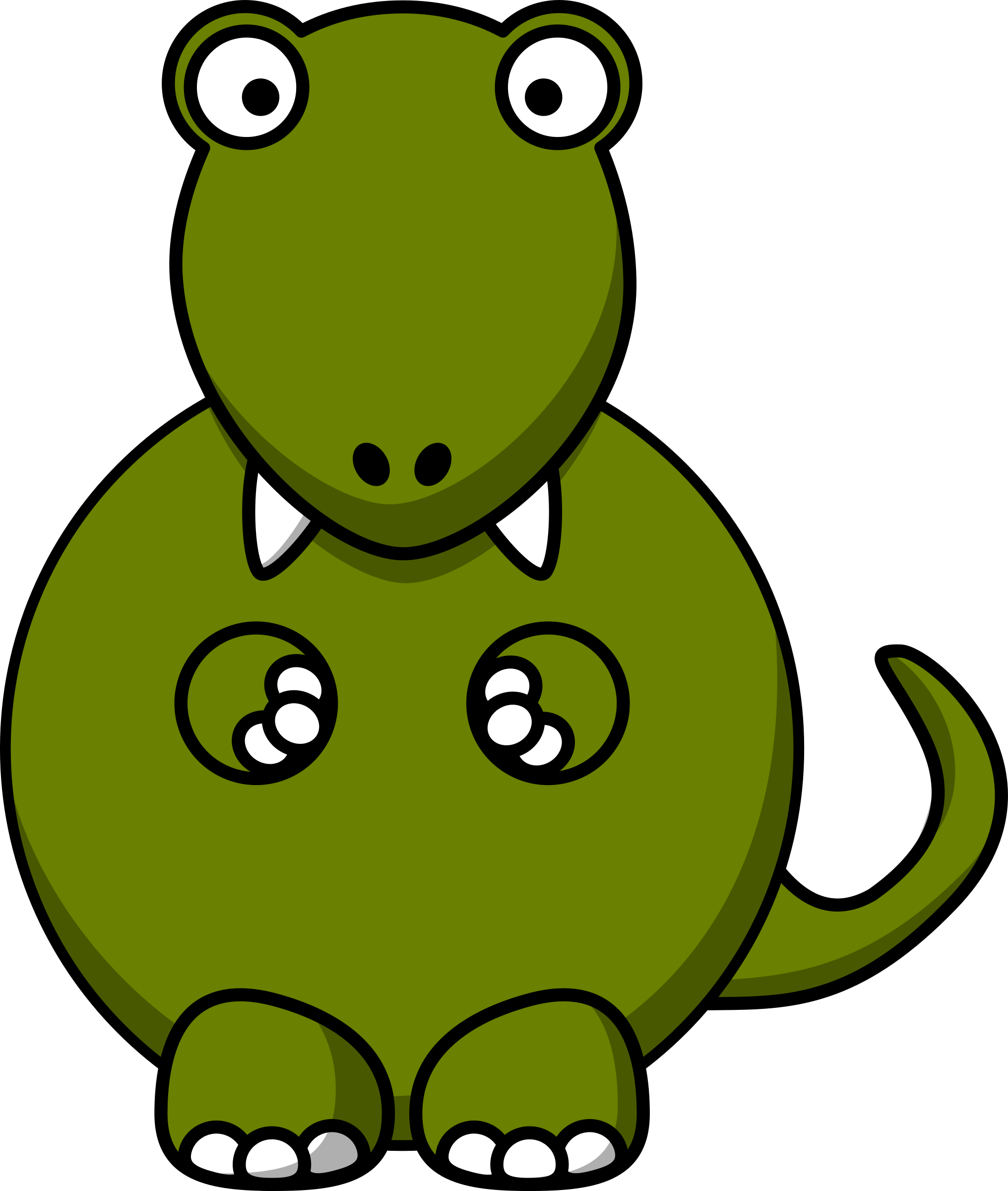 Cute Cartoon Dinosaur