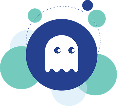 Cute Cartoon Ghost PNG with transparent background