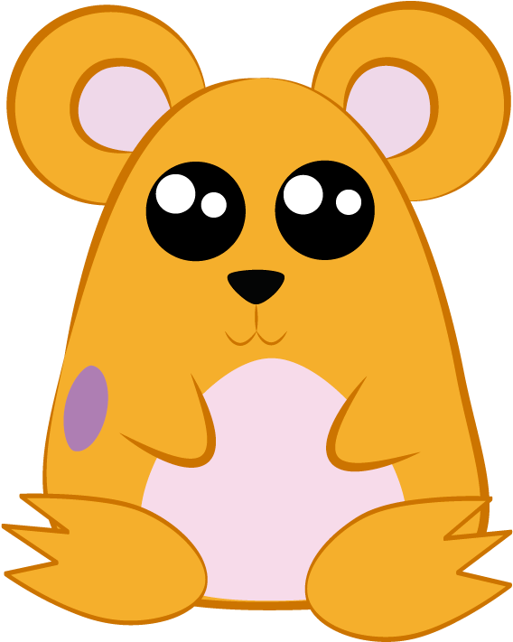 Cute Cartoon Hamster