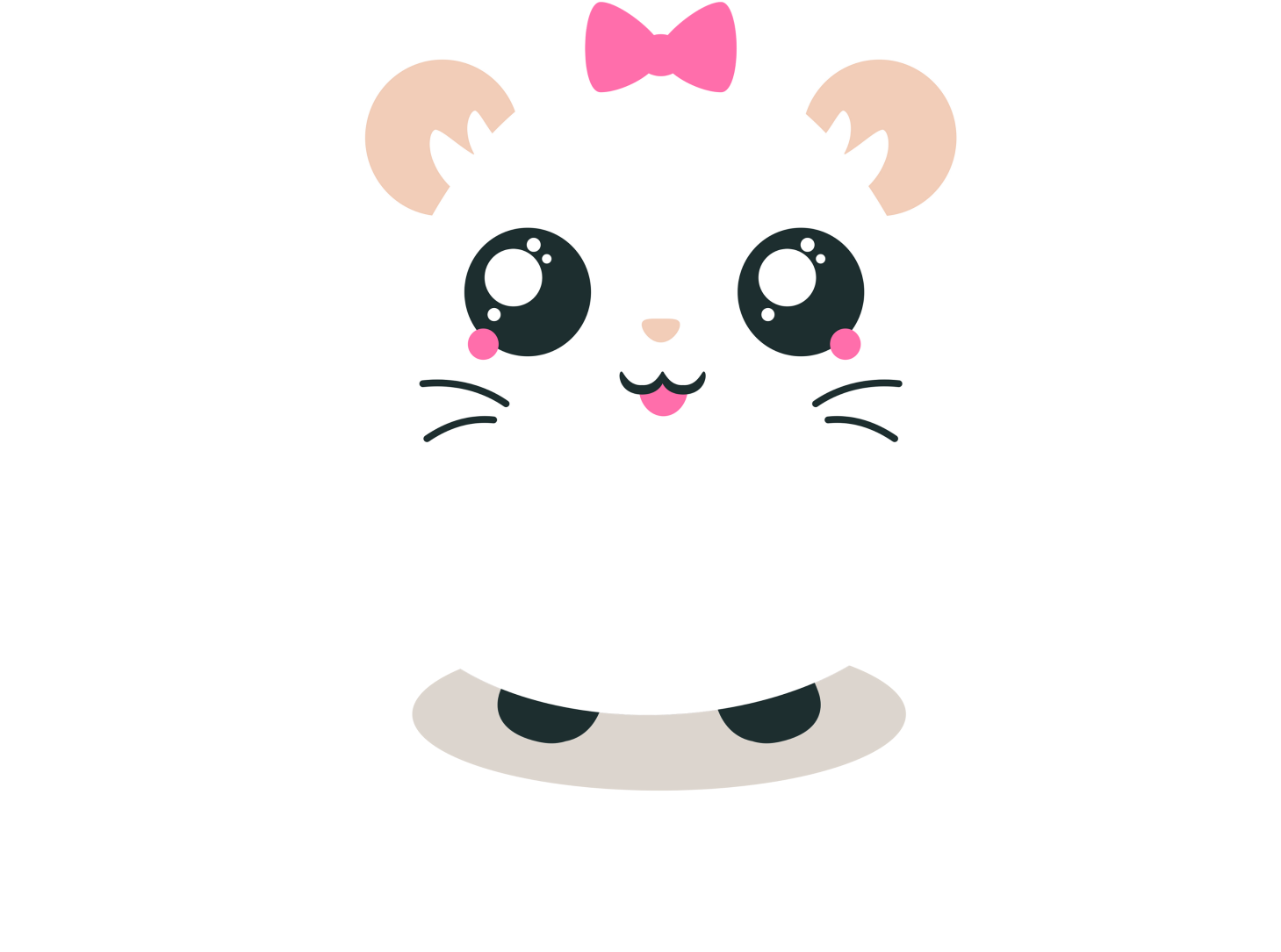 White Hamster Tshirt 2 - Cartoon, HD Png Download PNG with transparent background