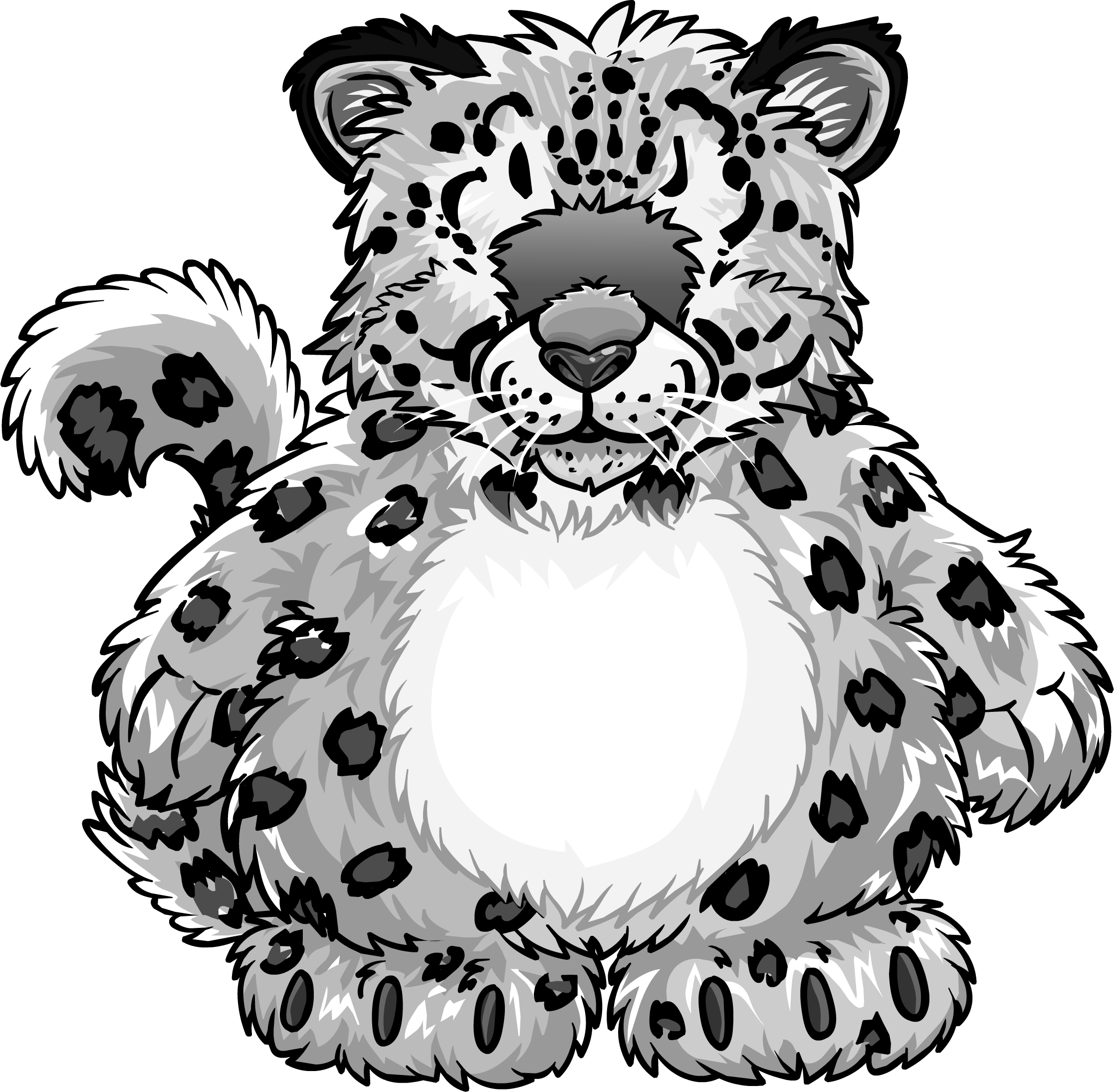 Cute Cartoon Leopard