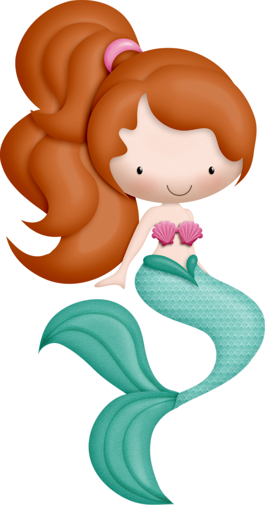 Cute Cartoon Mermaid Clipart