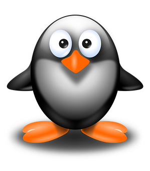 Cute Cartoon Penguin