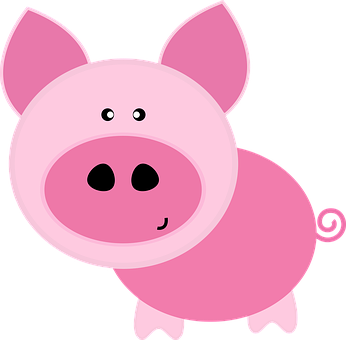 Cute Cartoon Pig