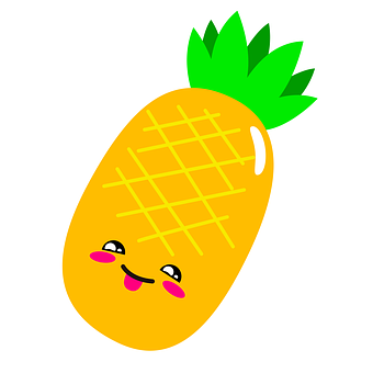 Cute Cartoon Pineapple