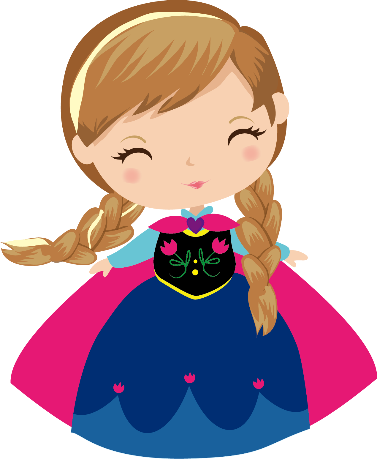 Cute Cartoon Princess Frozen Elsa