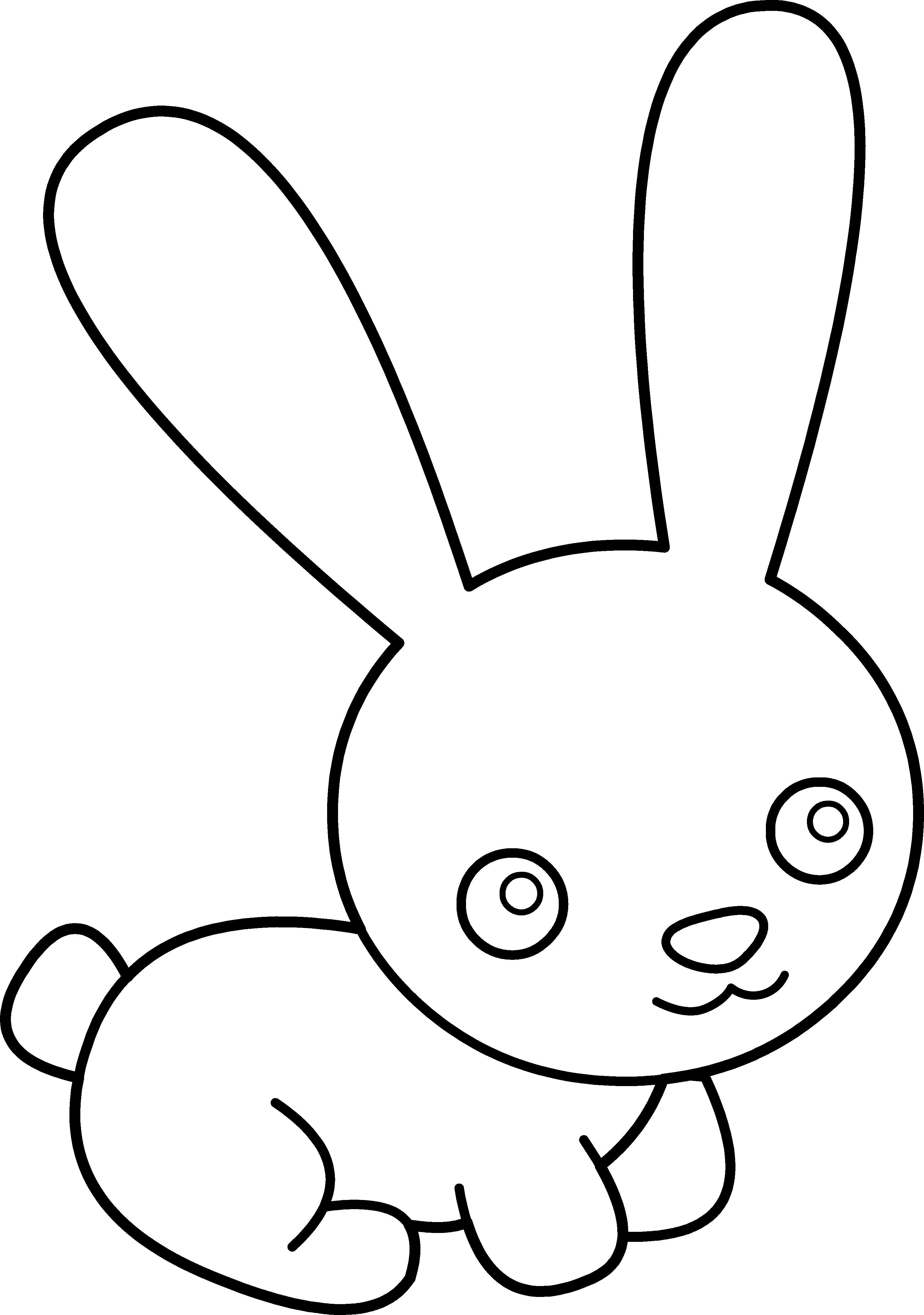 Cute Cartoon Rabbit Illustration