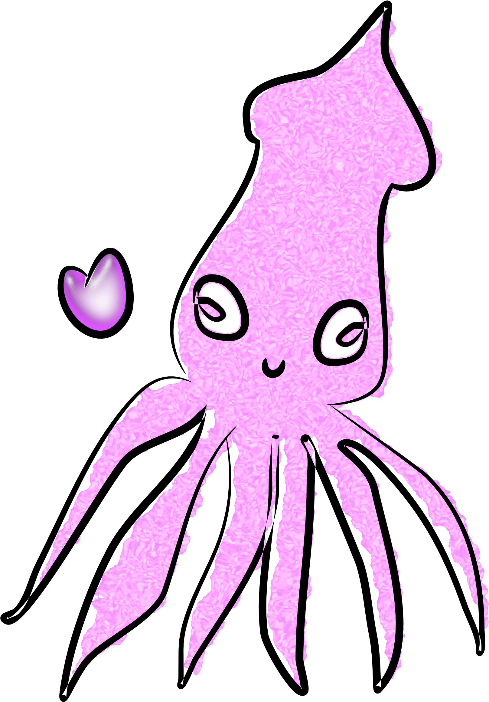 Squid Squid Fans Hd Image Clipart - Squid Cartoon Transparent, HD Png Download PNG image with a transparent background, free high-resolution download