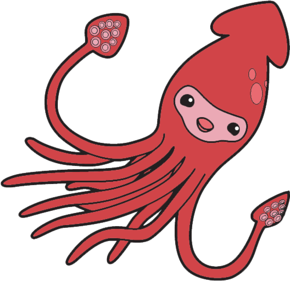Squid Clip Art Free Clipart Images, HD Png Download PNG image with a transparent background, free high-resolution download