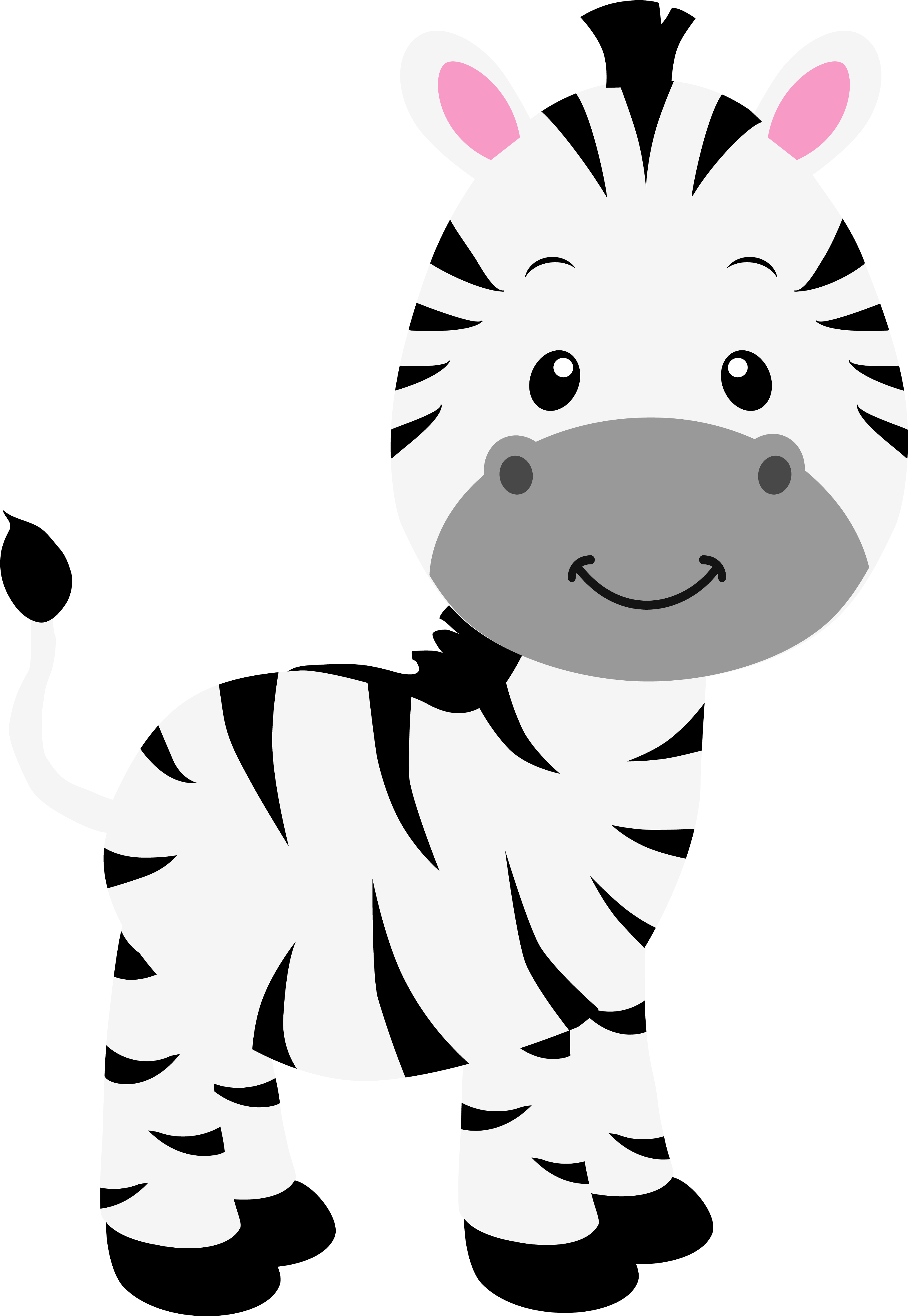 Cute Cartoon Zebra