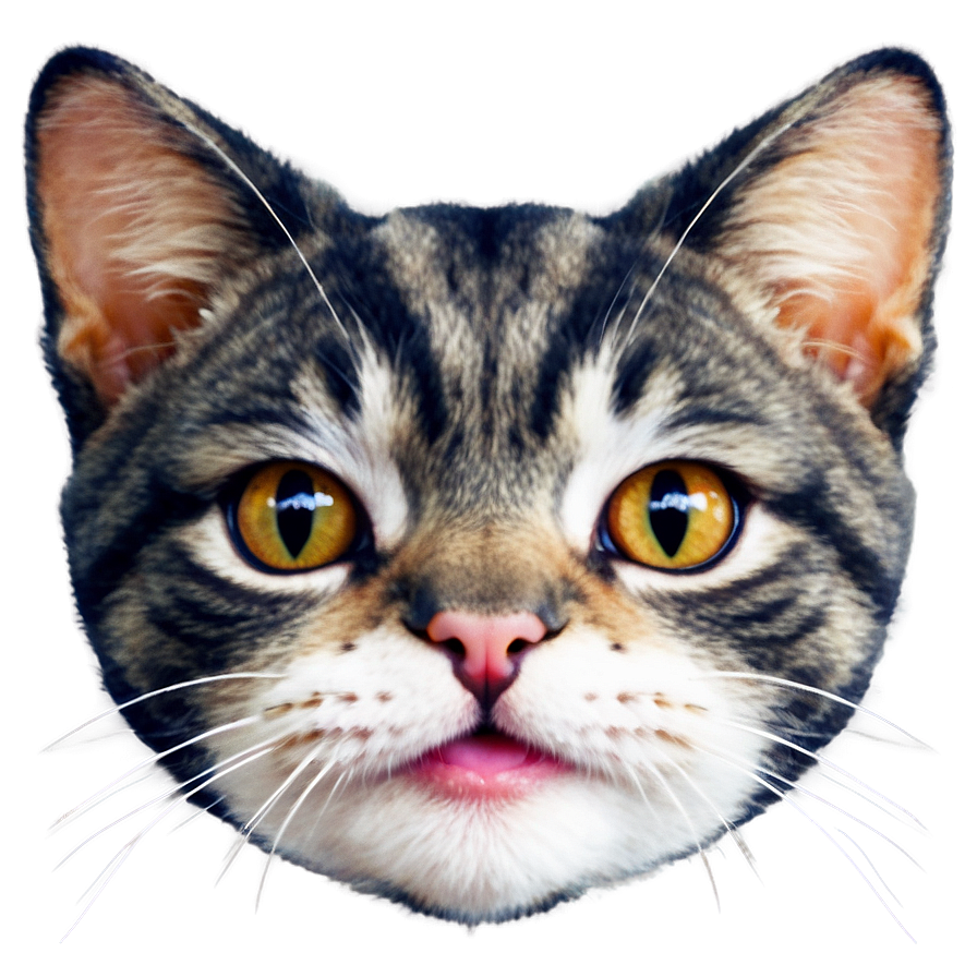 Cute Cat Face Clipart Png Cke