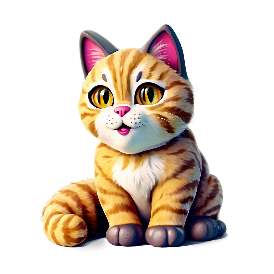 Cute Cat Mascot Png 05232024