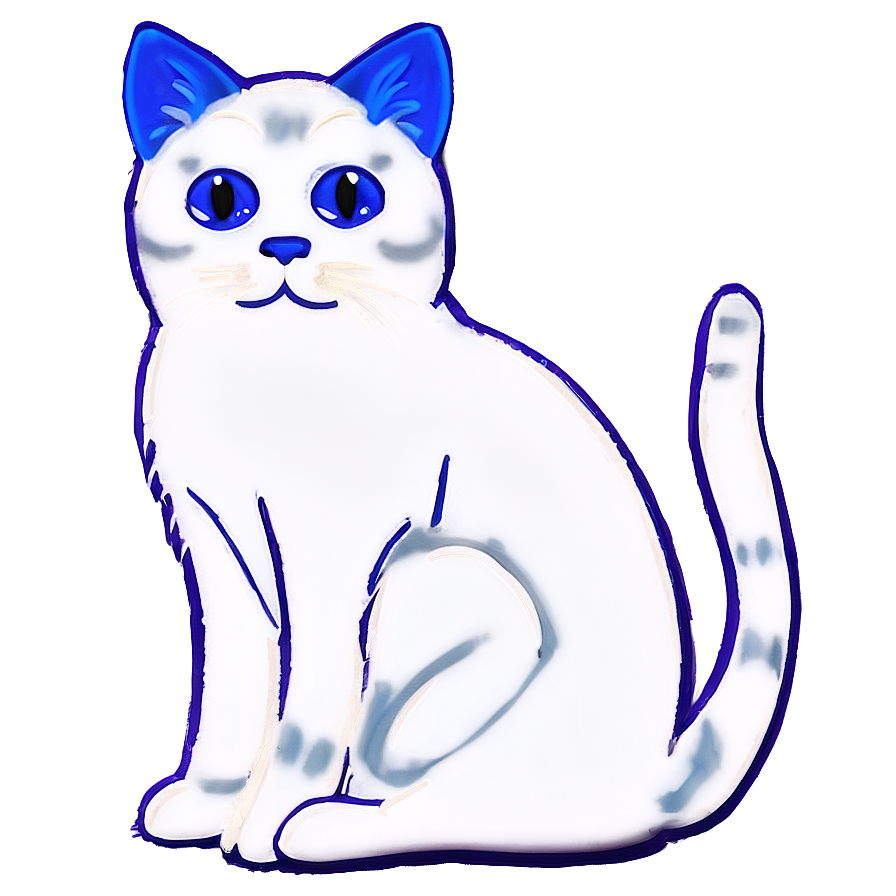 Cute Cat Outline Png Oyn