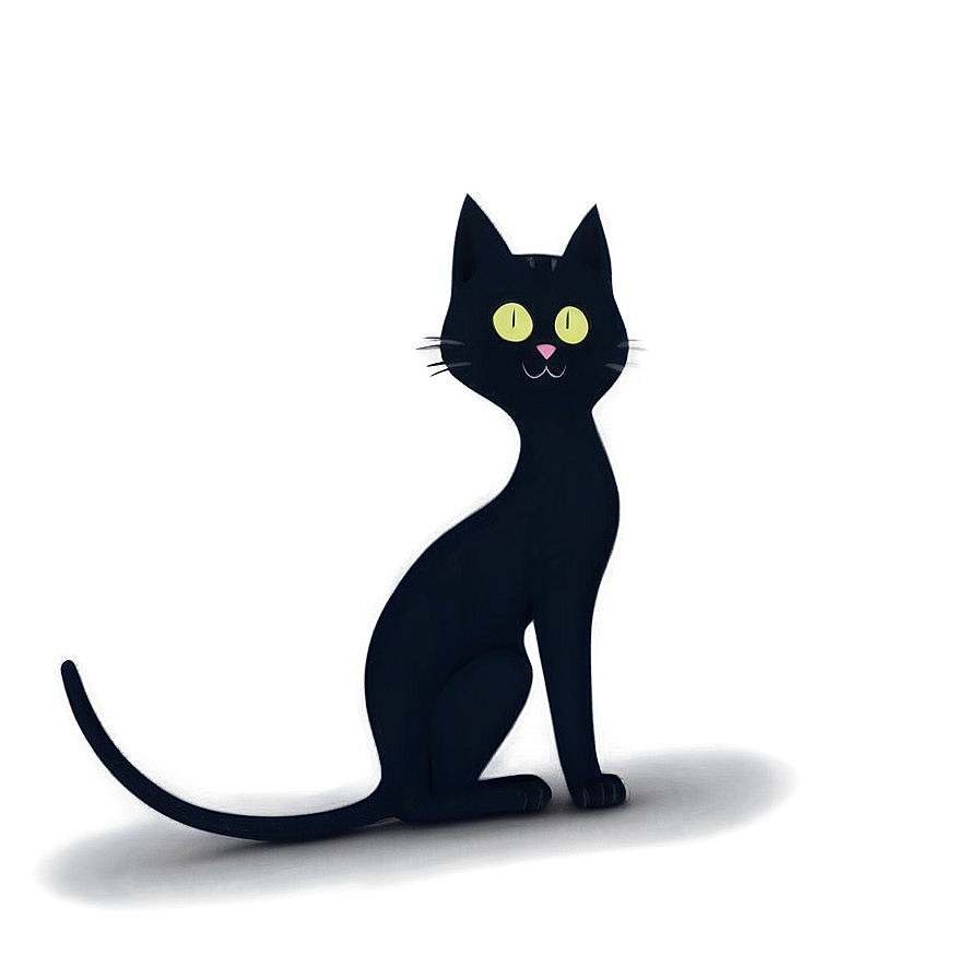 Cute Cat Silhouette Png 05232024