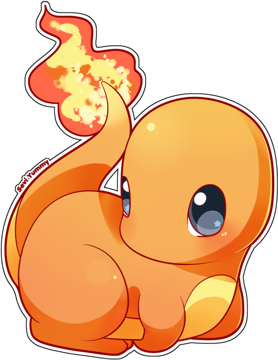 Transparent Charmander Png - Charmander Chibi, Png Download PNG with transparent background