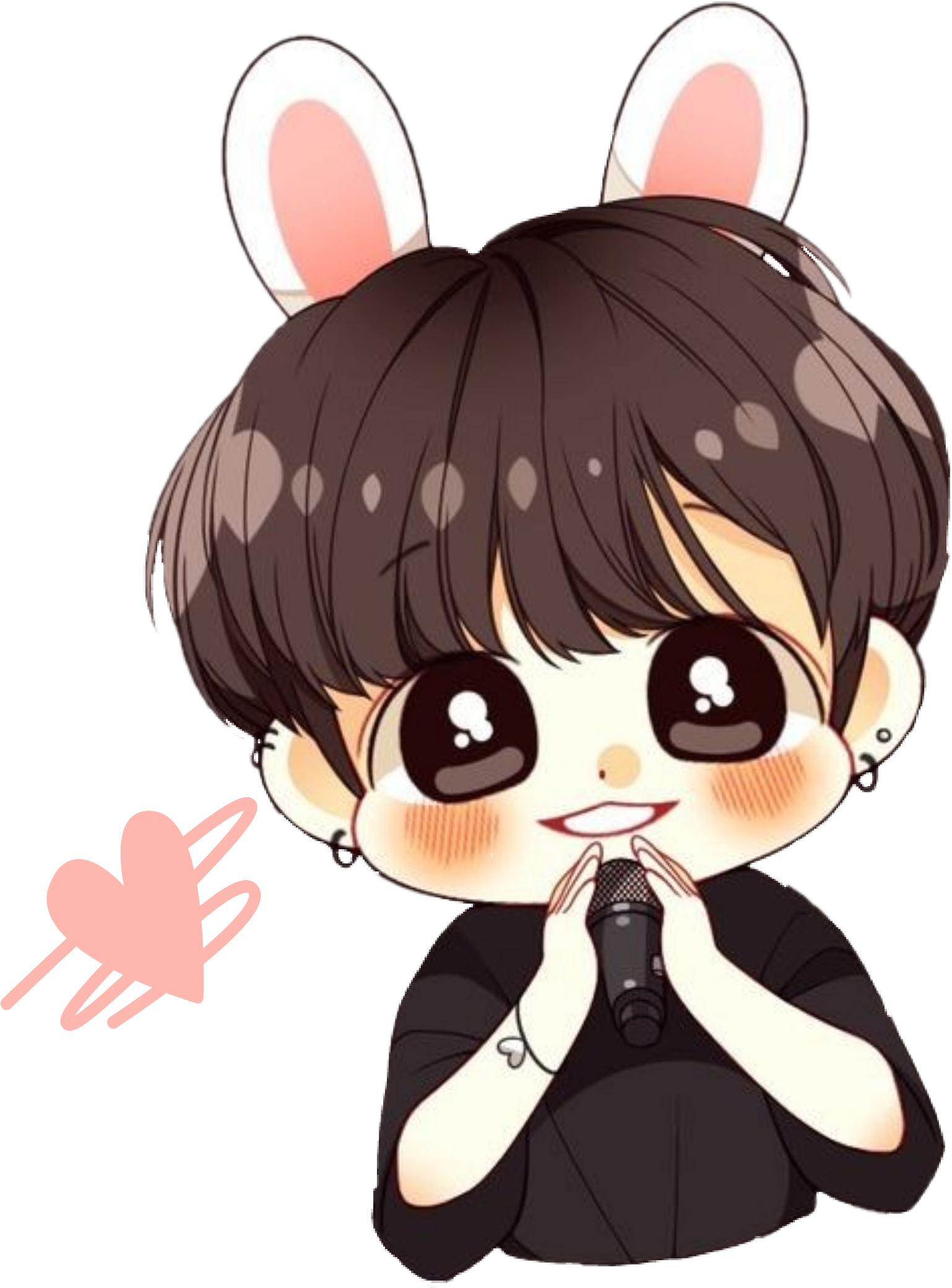 Cute Chibi Bunny Ears Singer.png