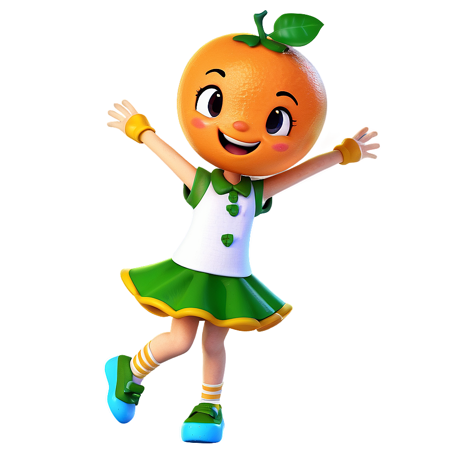 Cute Clementine Character Png Yjv