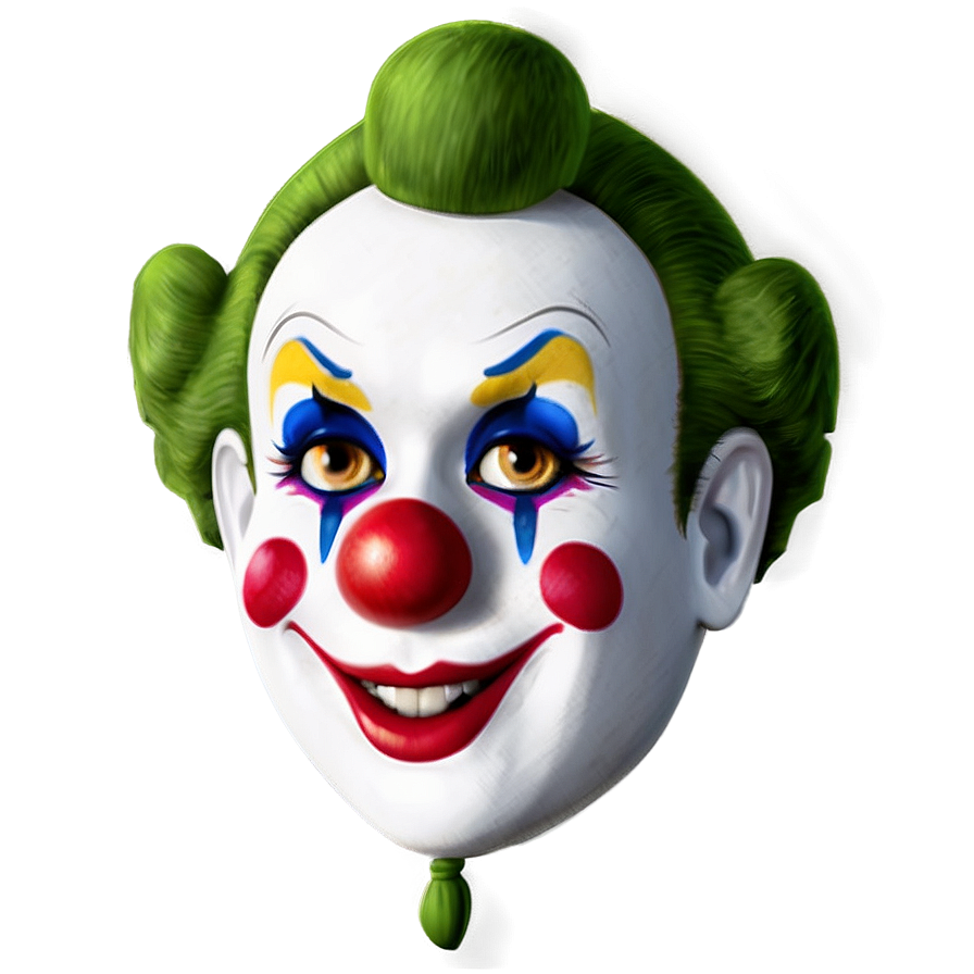 Cute Clown Emoji PNG 64 PNG with transparent background