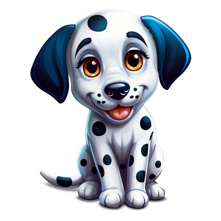 Cute Dalmatian Cartoon Png 06232024