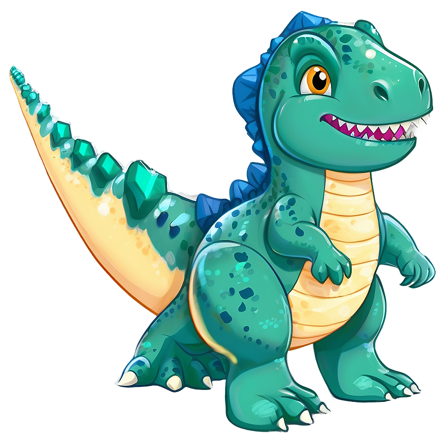 Cute Dino Character Png Fqk