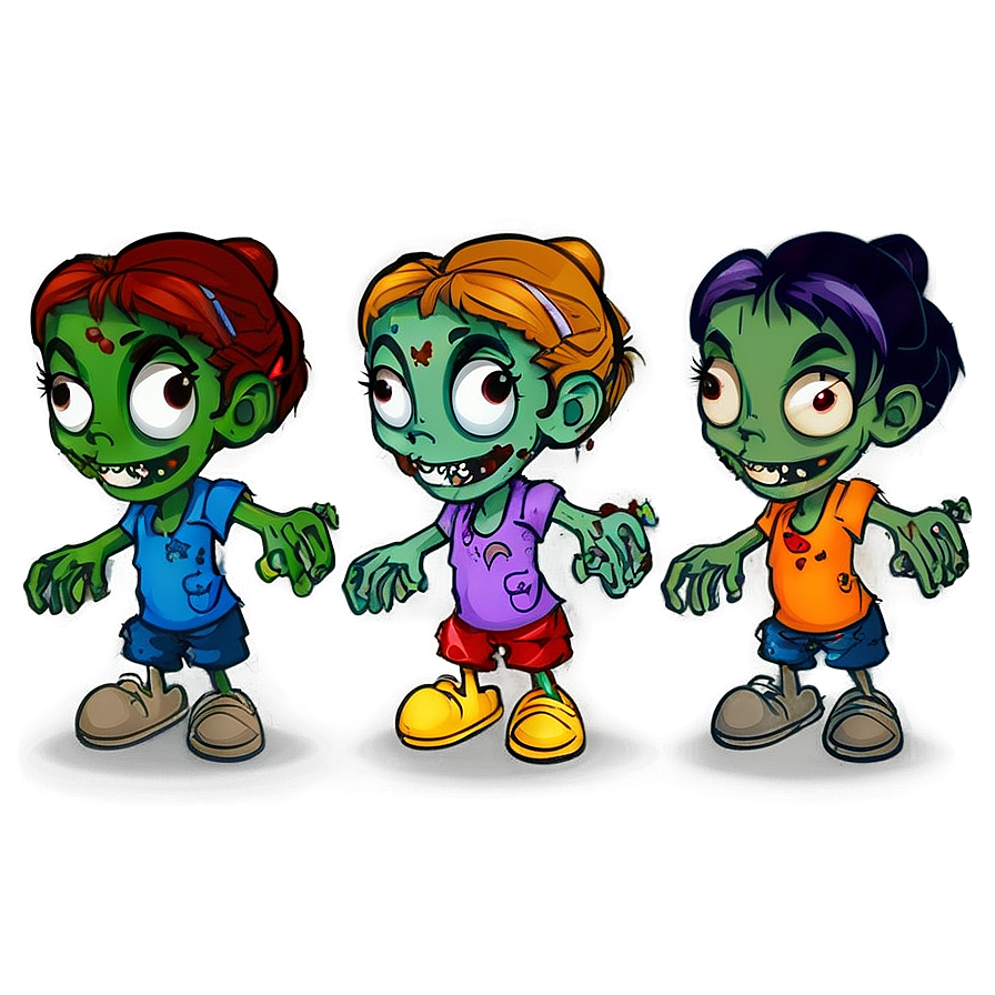 Cute Disney Zombies Characters Cartoon Png 06282024