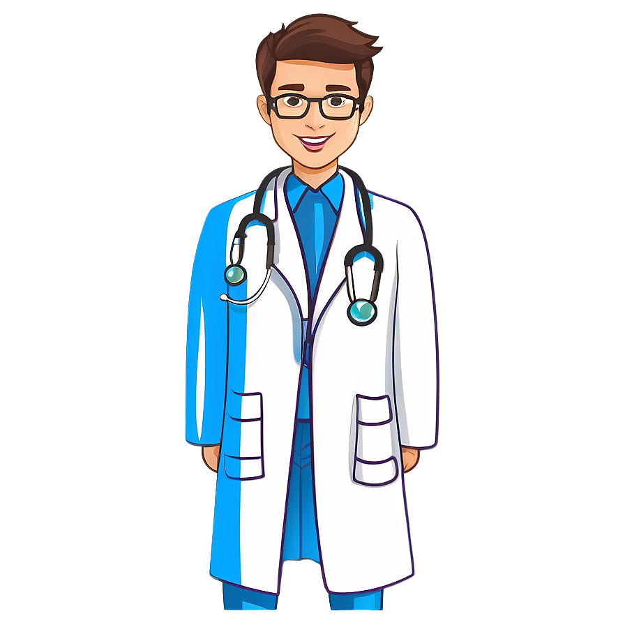 Cute Doctor Cartoon PNG 64 PNG image with a transparent background, free high-resolution download