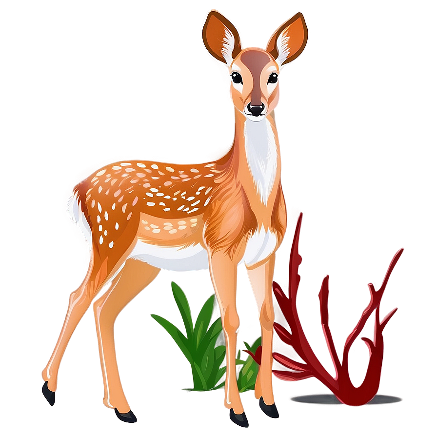 Cute Doe Clipart Png Sus