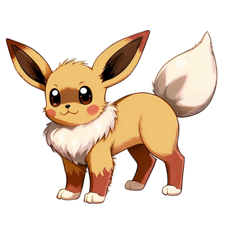 Cute Eevee Wallpaper PNG 05062024 PNG with transparent background