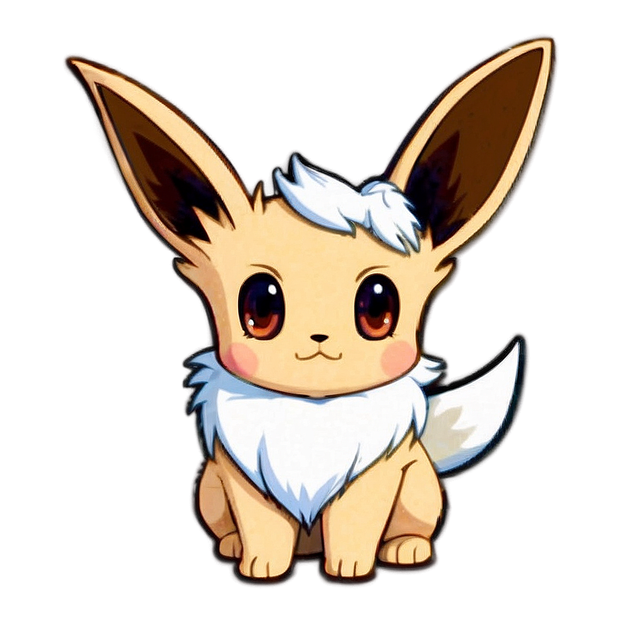 Cute Eevee Wallpaper PNG pab PNG with transparent background