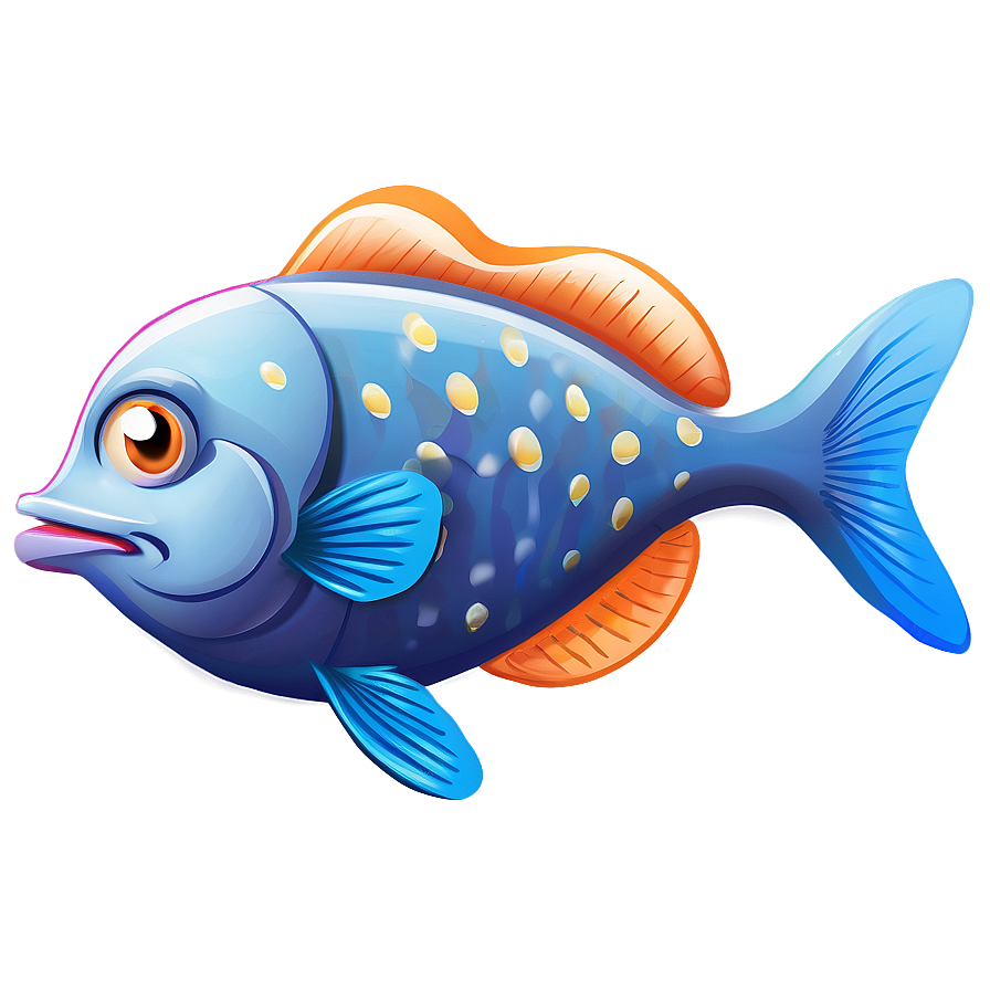 Cute Fish Illustration Png 06292024