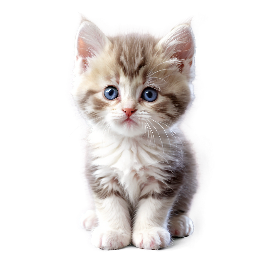 Cute Fluffy Kitten PNG 79 PNG with transparent background