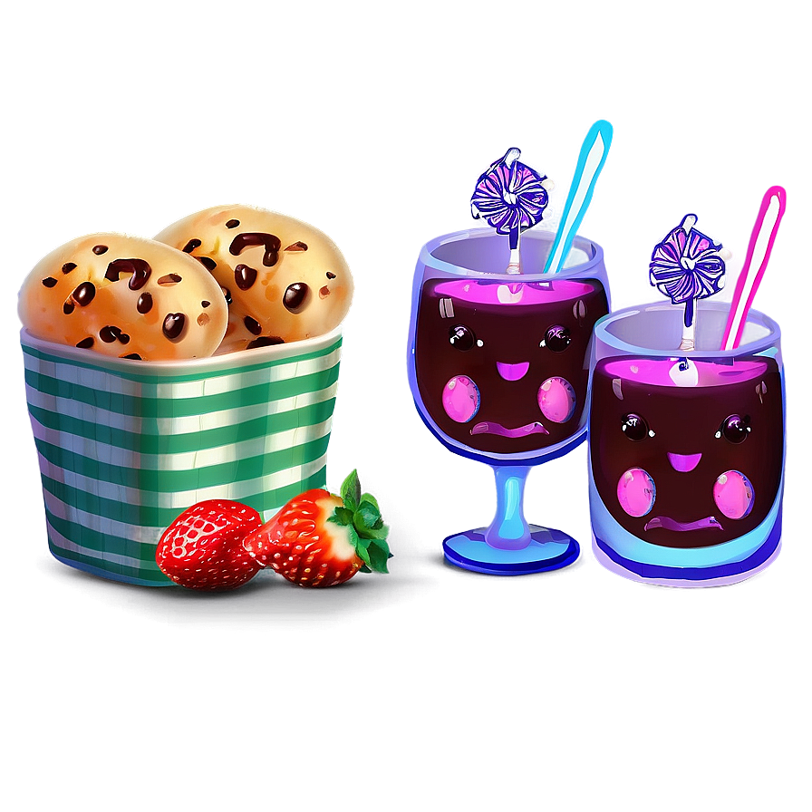 Cute Food And Beverages Png Gve