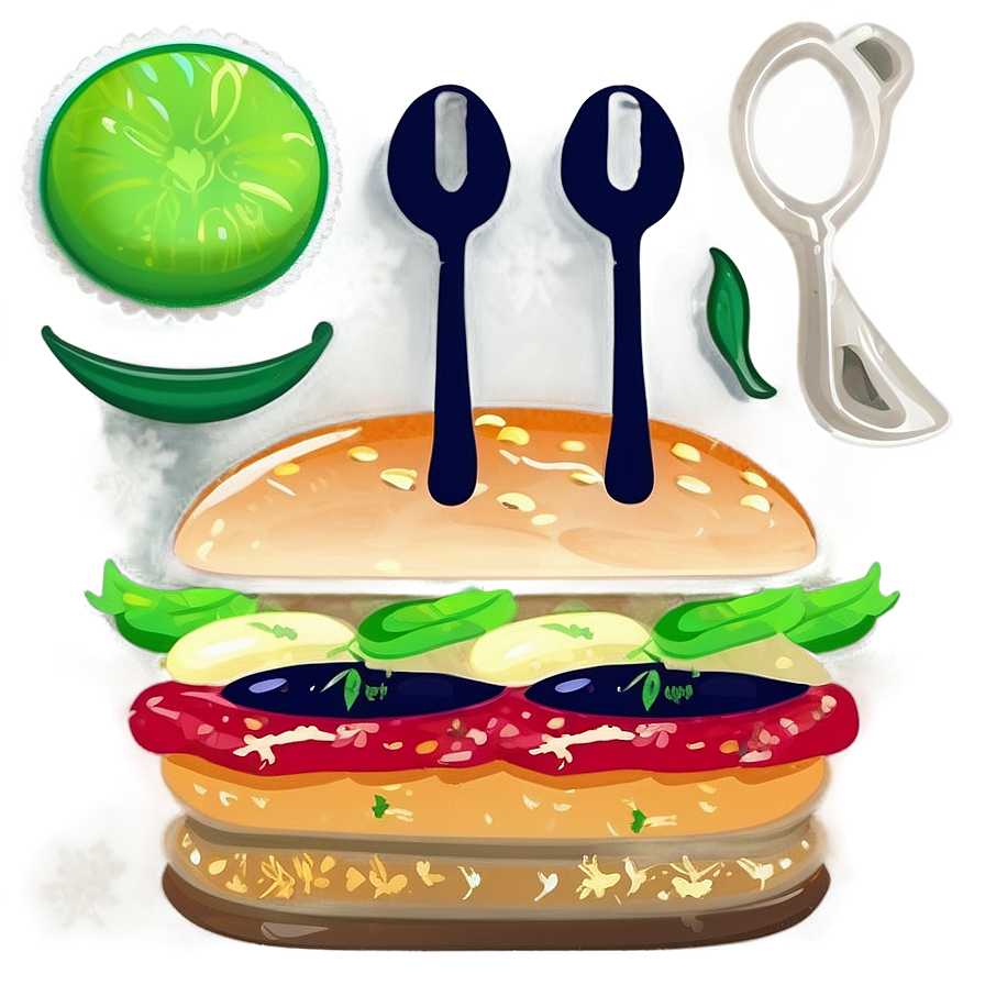 Cute Food Clipart Collection Png 06252024