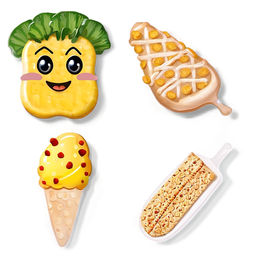 Cute Food Concepts Png 06252024