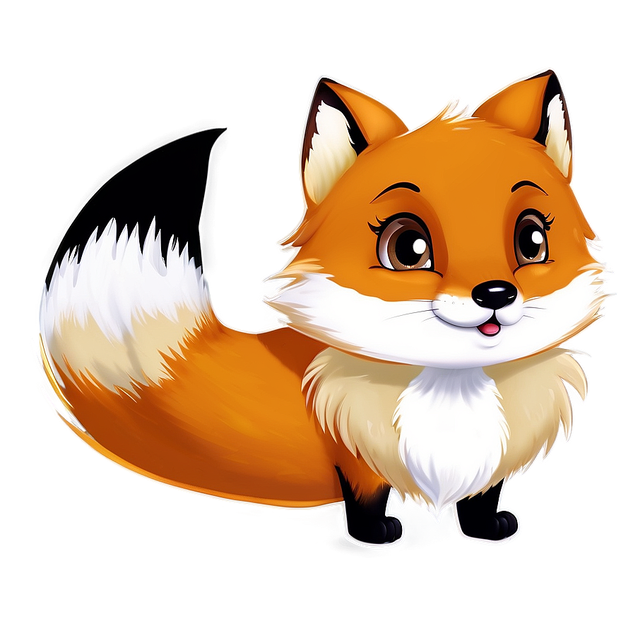 Cute Fox Cartoon Png 05062024