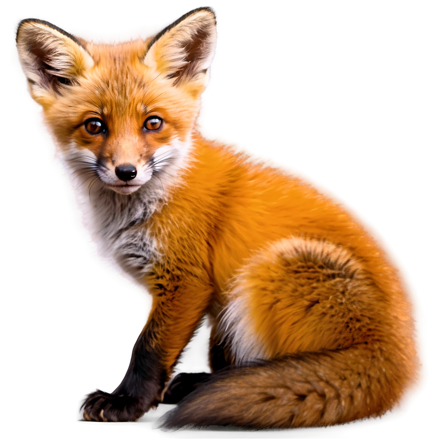 Cute Fox Cub Png 05032024