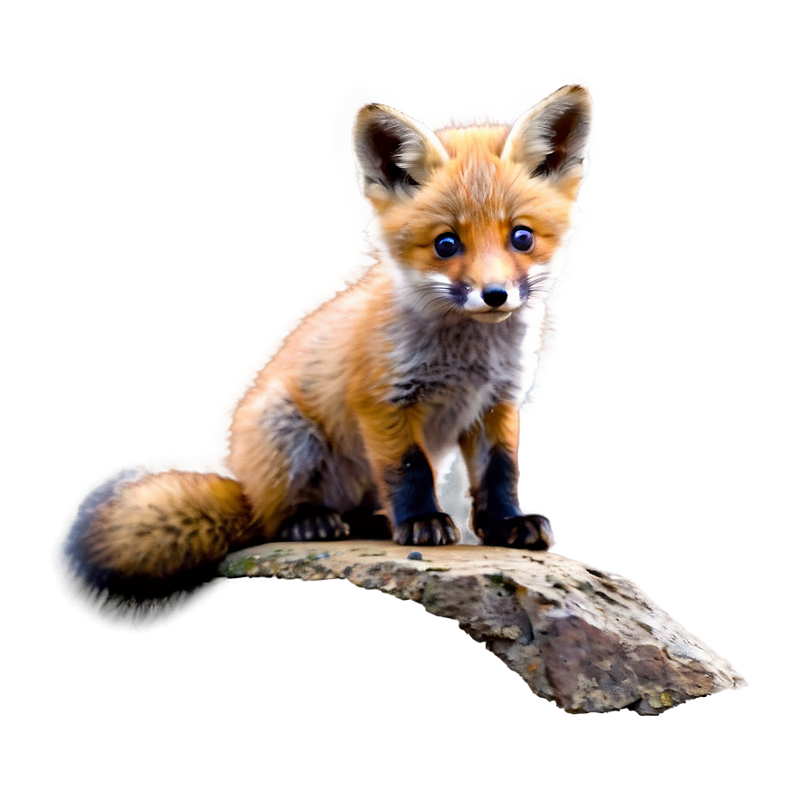 Cute Fox Cub Png 15