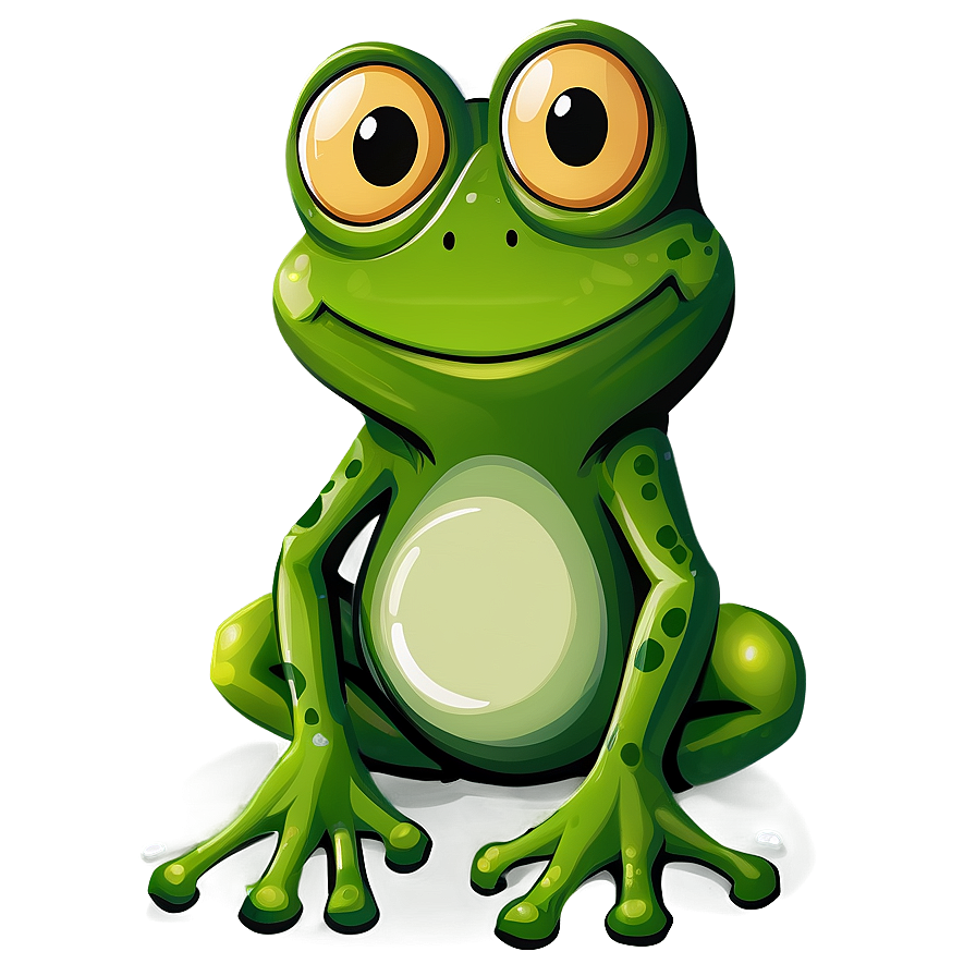 Cute Frog Clipart Png Gxi