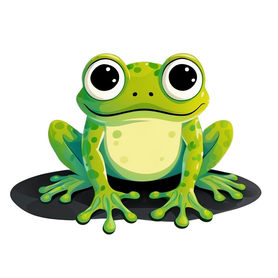 Cute Frog Illustration Png 06212024