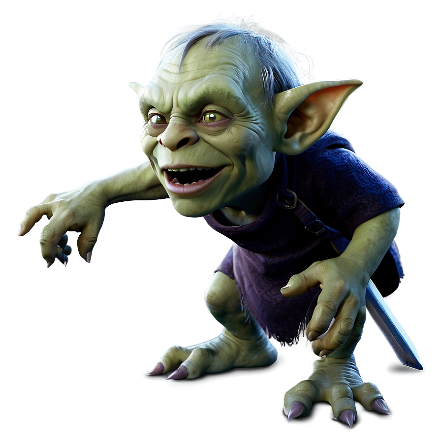 Cute Goblin Character PNG sax24 PNG image with a transparent background, free high-resolution download