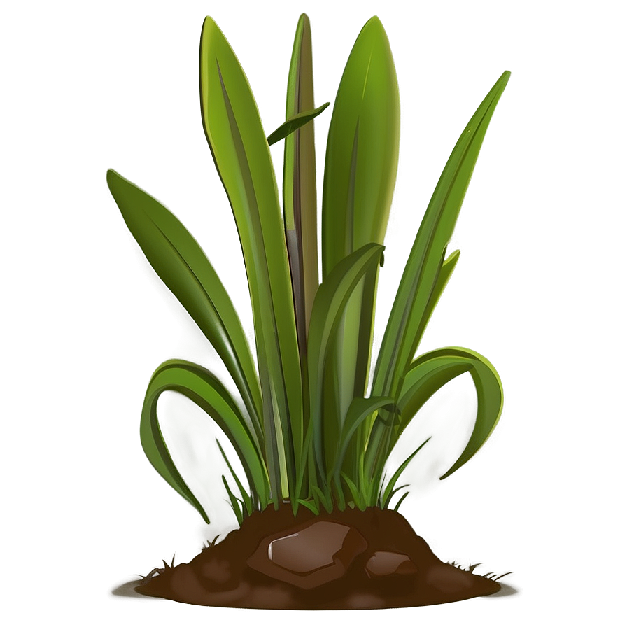 Cute Grass Cartoon Png Gys