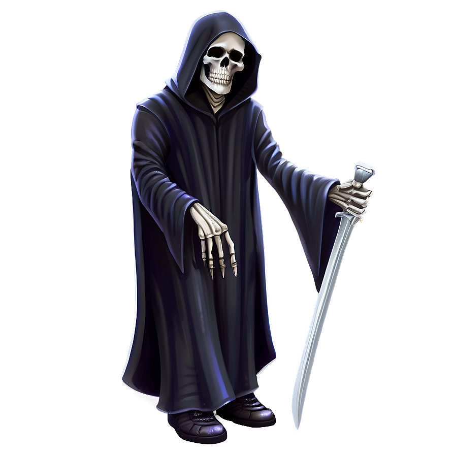 Cute Grim Reaper Png 05062024