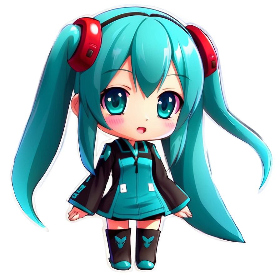 Cute Hatsune Miku Chibi Png 06202024